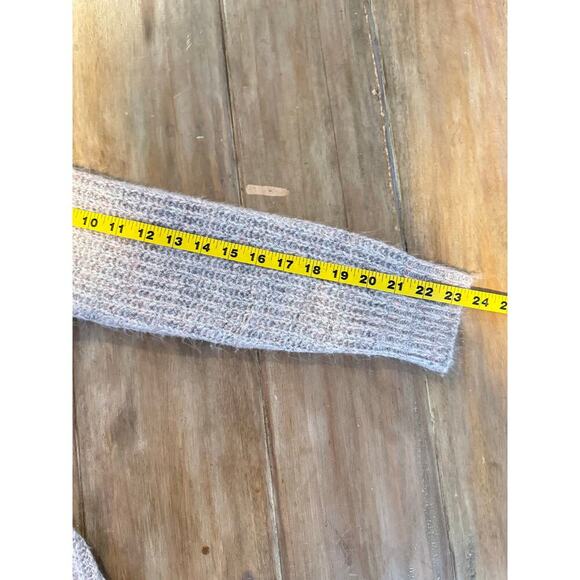 Abercrombie Womens v-neck pullover sweater normcore beige mom basic SIZE XS - Picture 4 of 8